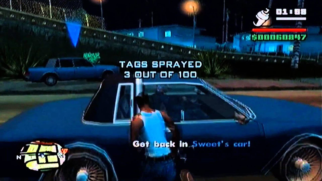 GTA San Andreas | Mission 3: Tagging Up Turf - YouTube