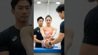 4K Angelic Japanese Korean Gymnast Deep Stretch Routine Ultra Realistic