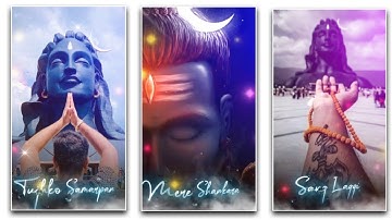 Mahakal Status Video Editing in kinemaster || Mahadev status video || Technical Rk