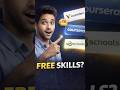 3 Free Websites to Upskill #shorts #shortsfeed #ytshorts #free #upskill #career #course #websites
