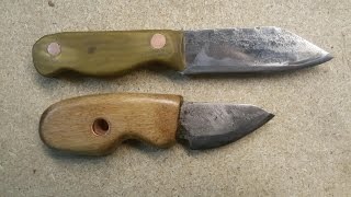 Нож своими руками из полотна пилы Выбор заклепок Резьба по дереву Нож своими руками из полотна пилы Выбор заклепок Резьба по дереву