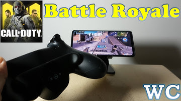 Call Of Duty Mobile using a PS4 Controller Back Button Attachment Android Gameplay Battle Royale