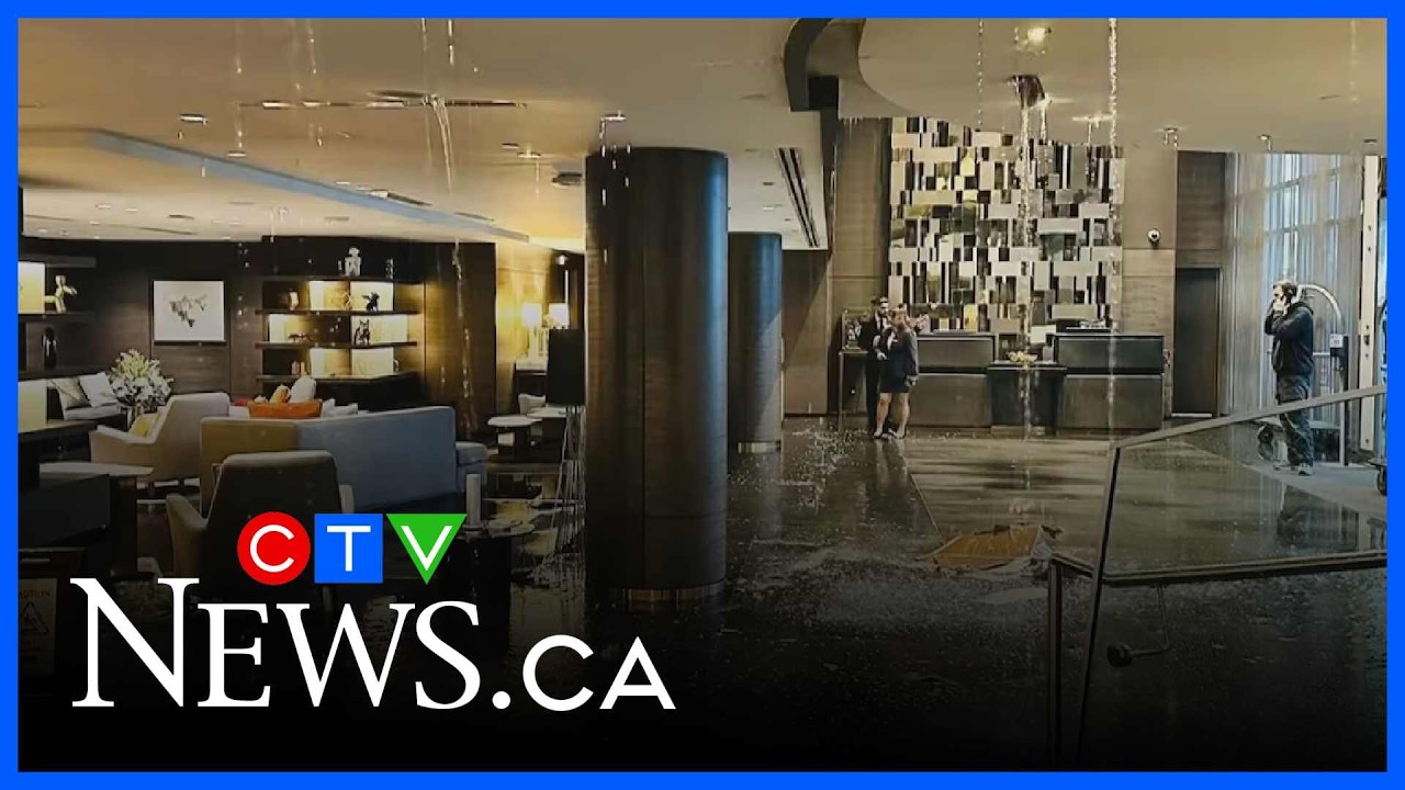 Major flooding at former Trump hotel