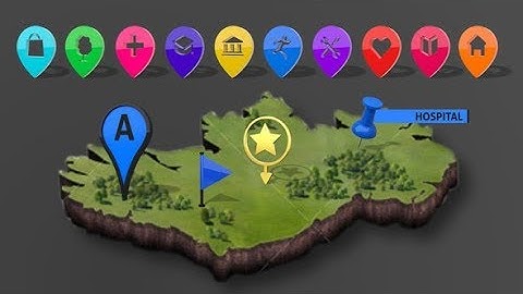 3D Map Markers | After Effects Template | Videohive #AfterEffectsTemplate #Videohive