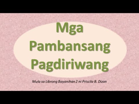 Mga Pagdiriwang Sa Ating Bansa - YouTube