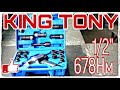 KING TONY///пневматический гайковерт 1/2"///подключение