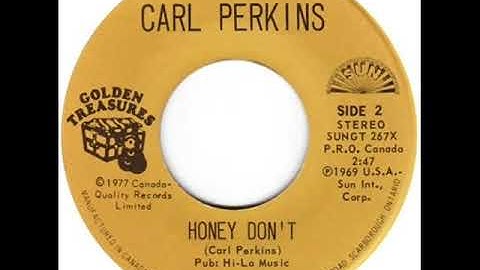 Carl Perkins - Honey Don't (1955)