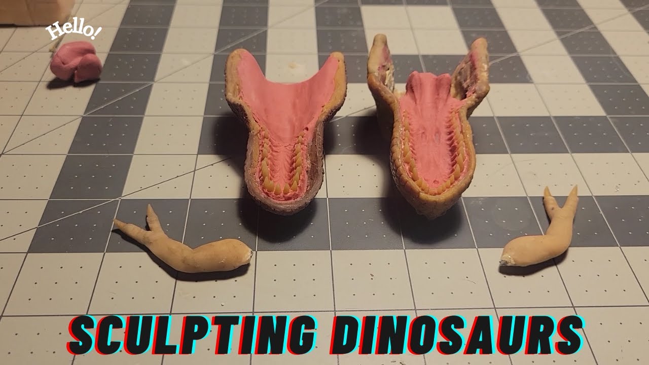 Sculpting Dinosaurs | episode 1 Trex part 2