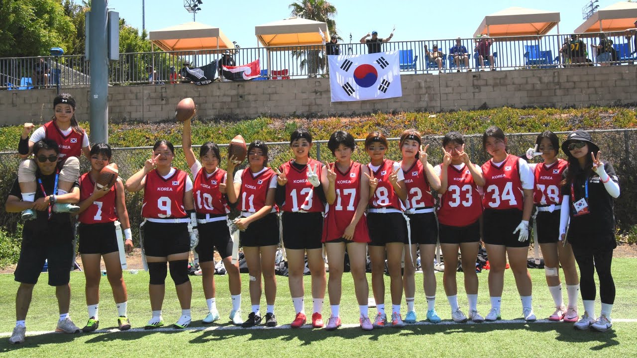 플래그풋볼 2025 Junior International Cup 15w  한국 vs 호주 순위 결정전
