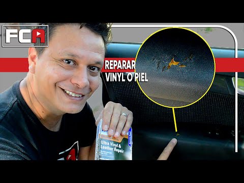 COMO REPARAR VINIL O PIEL DE UN COCHE