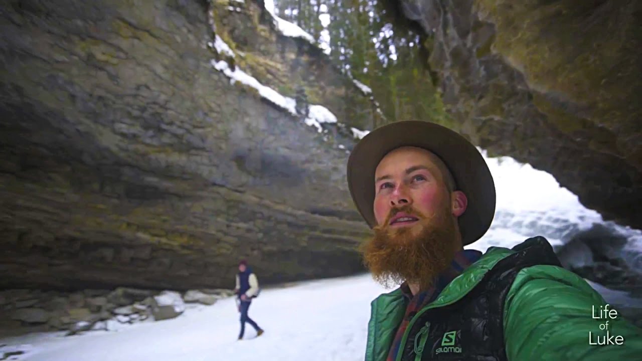 Rockies Winter Roadtrip - Natural Bridge, Johnston Canyon