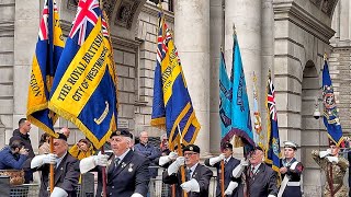 Spectacular St George's Day Parade in Whitehall London