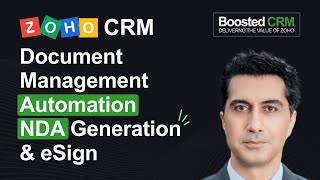Document Management Automation in Zoho CRM - NDA Generation & eSign