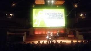 Standing ovation for Leonskaja & Lupu after D.940