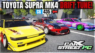 CarX Street - New Toyota Supra MK4 C6 Drift Build!