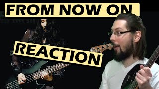 FROM NOW ON Reaction Band Maid Guitar Tutor Reacts (Live Version)