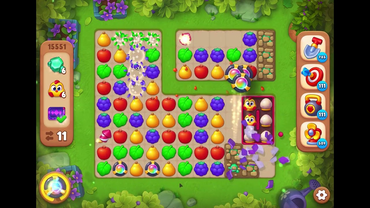 GardenScapes Level 15551 no boosters 