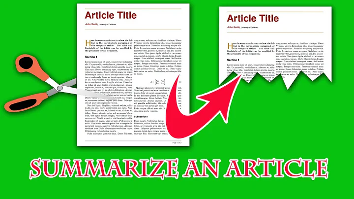 How to Summarize an Academic Article in 4 Simple Steps