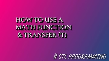 STL SIEMENS PROGRAMMING PART-10 | how to use math instructions