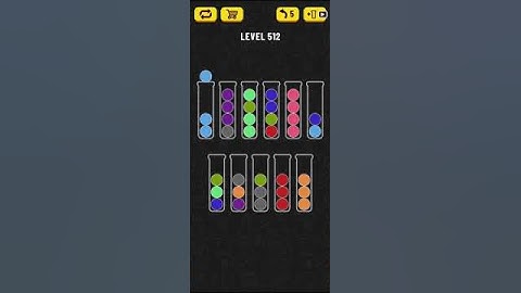 Ball Sort Puzzle   level 512 !!! Mobile Cell Phone Game Walkthrough Android / Apple