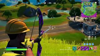 1st Bow & Arrow Headshot on Camera in Fortnite