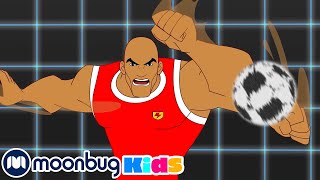 Scare Tactics  SUPA STRIKAS | Football Cartoon | MOONBUG KIDS  Superheroes