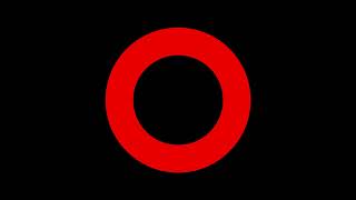 BLACK COLOR SCREEN RED RING HOOP 1 HOUR