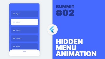Flutter - Hidden Menu Animation