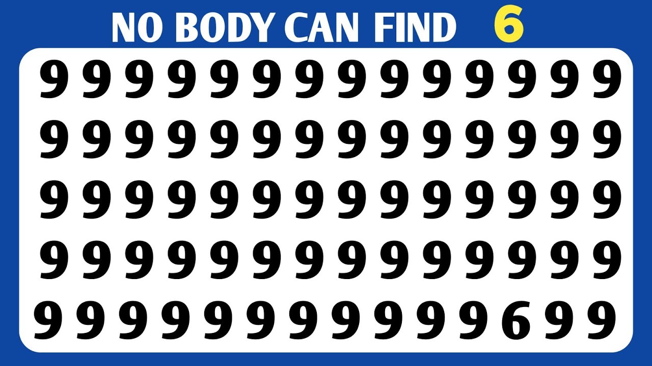 Find the odd one Out | Number and Letter Edition | Spot the Difference ...