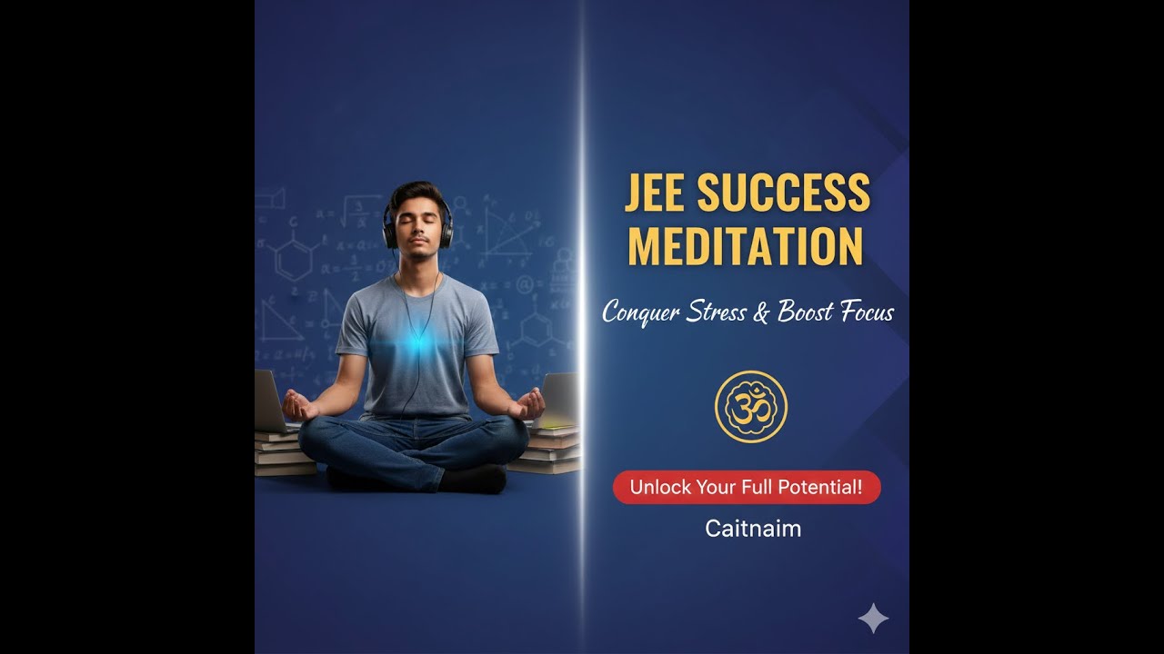 EXAM STRESS RELIEF: Guided Meditation for NEET- JEE & Board Exam Anxiety (Find Calm & Confidence)