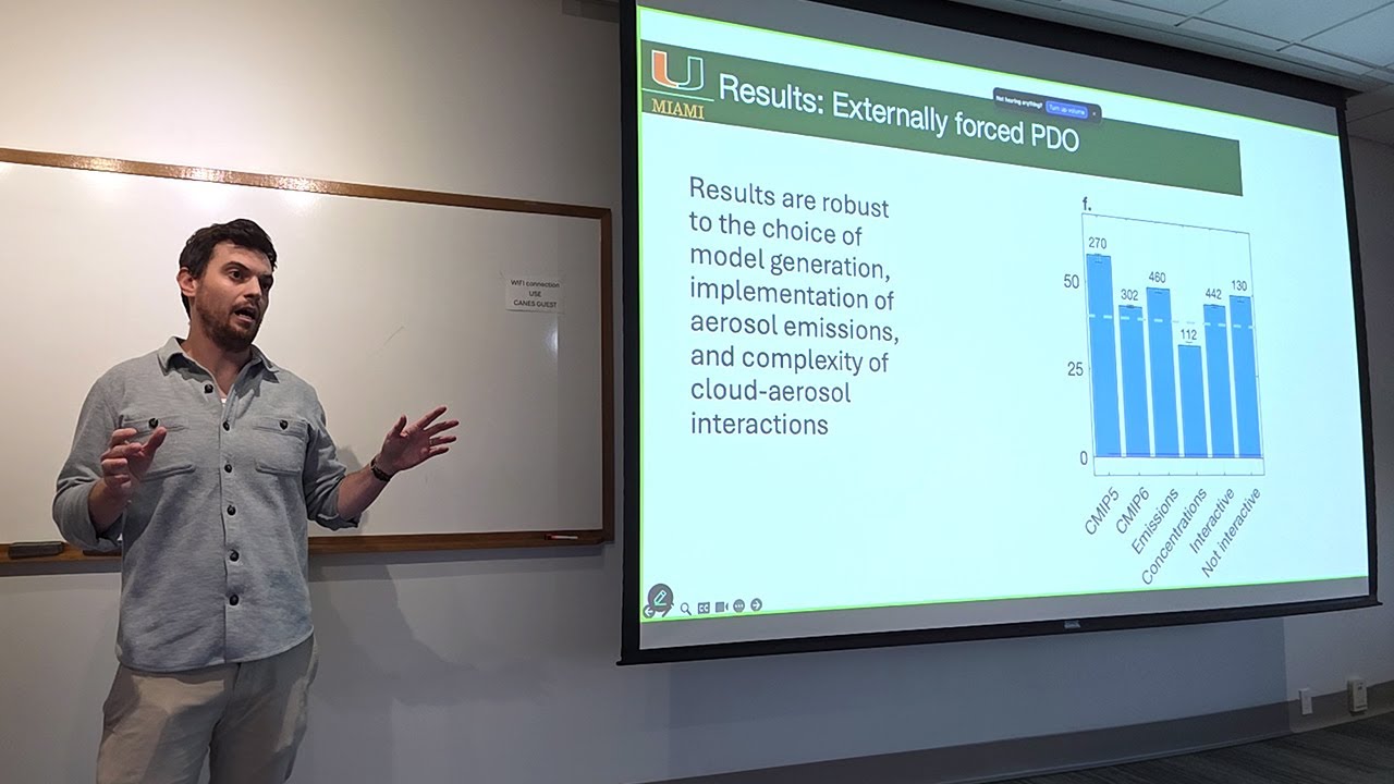 Jeremy Klavans, Rosenstiel: Decadal Regional Climate