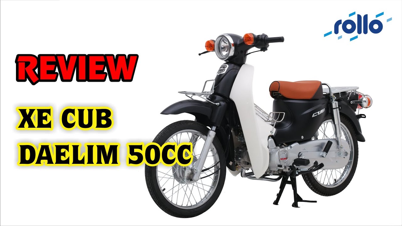 CHI TIẾT MẪU XE CUB DAELIM 50CC XANH NGỌC  YouTube