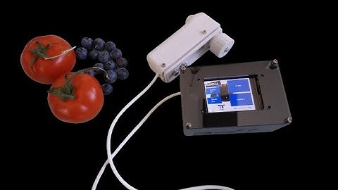 Agrosta 100 Field version 8 : hardness tester for soft fruits and vegetables