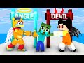 Monster School : Angel Fnaf Freddy x Devil Squid Game Doll Help Baby Zombie - Minecraft Animation