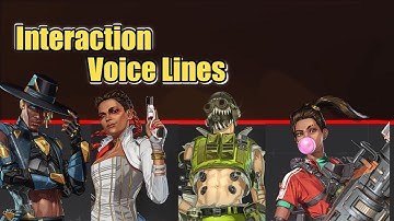 All Rampart / The Rest Interaction Voice Lines - S18 Apex Legends