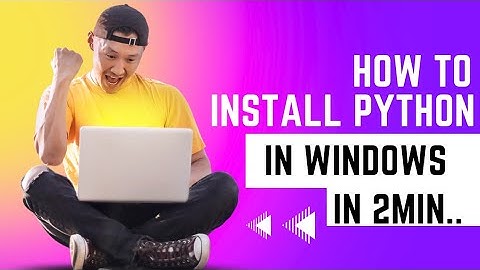 How to install python 3.11.5 in windows 11 with a simple program