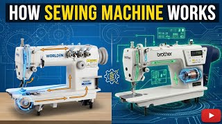 How Sewing Machine Works | Chainstitch Mechanism | Lockstitch Mechanism 