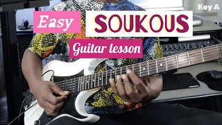 3 Easy Soukous Guitar lines for  African praise songs - Makossa guitar lesson