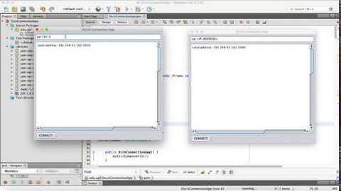 Desktop Application using JavaSwing and JAIN-SIP