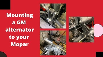 Mount up a GM alternator on your small block Mopar, Dodge, 360 5.9L 318, 340, or 5.2L