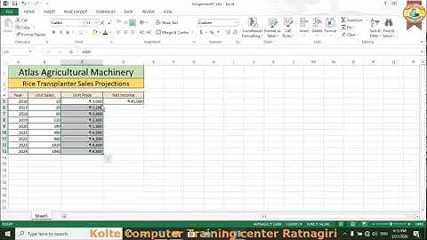 Advance Excel Fill option Ass. 1