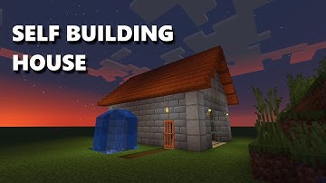 Self Building House | Java 1.13 - 1.17 | Command Blocks