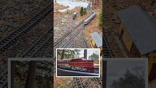 54  Crossing #gscale #railway #train #gardenrailway