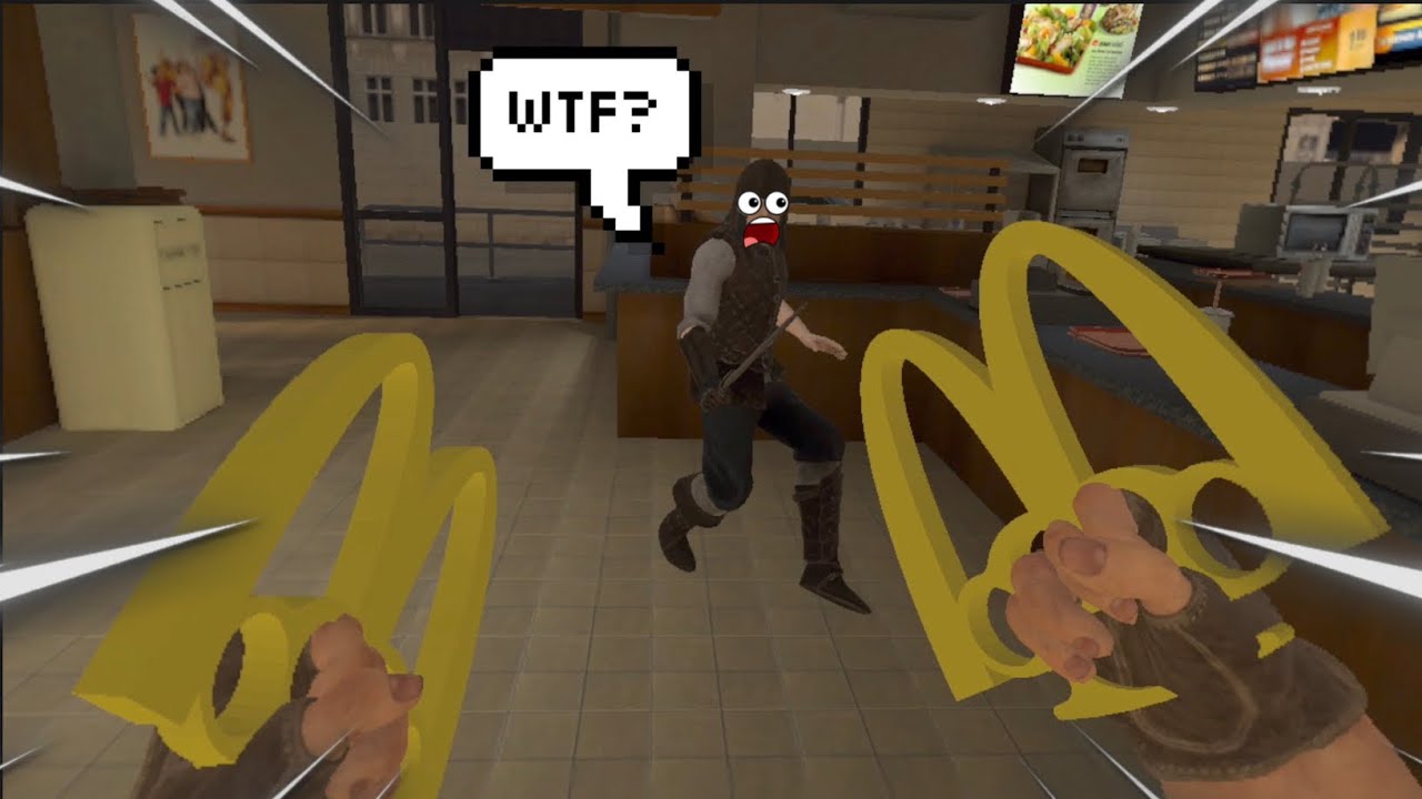 MAN ATTACKS MCDONALD’S WORKER-Blade & Sorcery