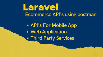 Ecommerce Restful API Laravel #restfulapi #ecommercemobileapp
