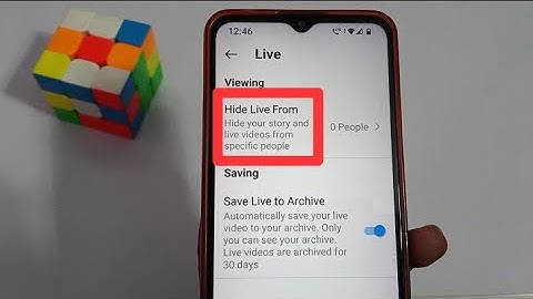 Hide your story and live videos from specific people ? #Suniltechie