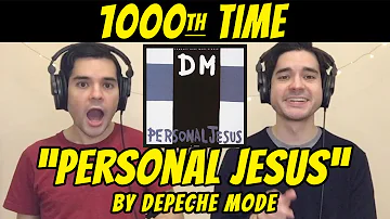 Personal Jesus - Depeche Mode | TWINS REACTION to 1000th time listen!