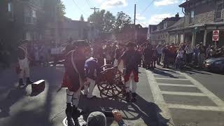 British Canon fire at the Burning of Kingston reenactment 10/14/17