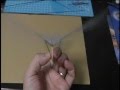羽ばたき飛行機（折りたたみ式）　Folding Ornithopter ( rubber powered)