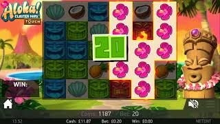 BIG WIN IN JUST 8 SPINS ALOHA CLUSTER PAYS JACKPOT JOY VIRGIN GAMES screenshot 4